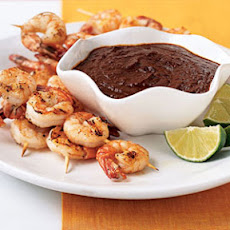 Shrimp with Mole Poblano