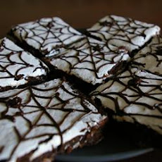 Spiderweb Brownies