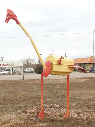Dinosaur Chicken Sculpture