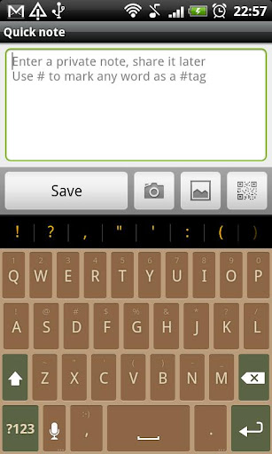 Natural Tones Keyboard Theme