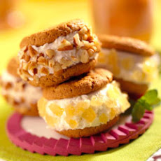 Gingersnap Ice Cream Sandwiches