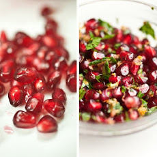 Roasted Red Onions with Pomegranate Gremolata