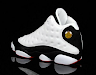 Tenis Nike Air Jordan Xiii Holograma Blanco 