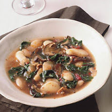 Lima Beans with Wild Mushrooms and Chard