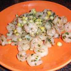 Sizzling Shrimp With Corn Relish
