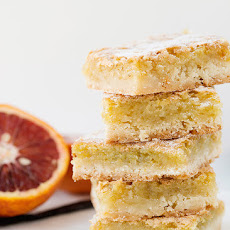 Blood Orange and Vanilla Bean Bars