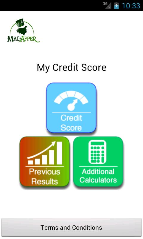 Android application My Credit Score screenshort