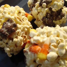 Loaded Candy Popcorn Balls