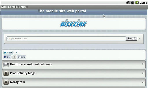 nicezine news portal directory