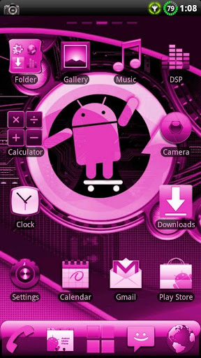 CYANOGEN PINK GO Theme