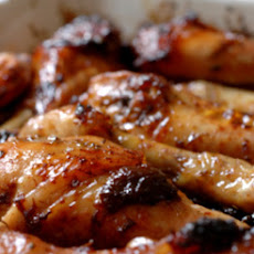 Caramelized Chicken with Green Olives and Prunes