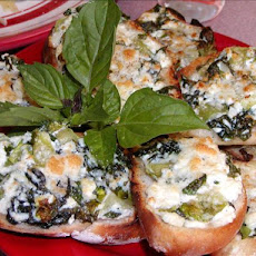 Spinach and Ricotta Bruschetta