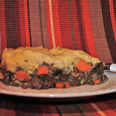 Lentil Skillet with Parmesan Garlic Mashed Potatoes
