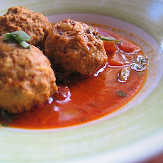 Kofte/Machh/Meatballs (Red Hot Meatball Curry)