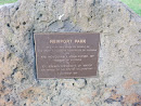 Newport Park Commemorative Stone