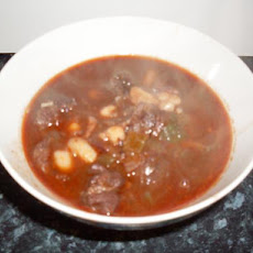Burgundian Beef and Beans