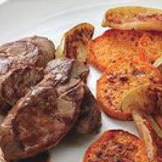 Pork Scallops with Apples and Sweet Potatoes