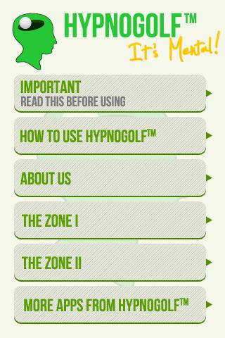 【免費健康App】Hypno Golf - The Zone-APP點子