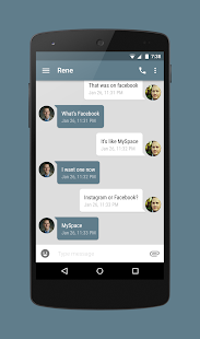 How to mod EvolveSMS Bluegrey Material lastet apk for pc