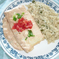 Creamy Black Bean Enchiladas
