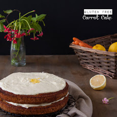 Gluten Free Carrot Cake with Lemon Cream Cheese Frosting