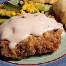 Chicken-Fried Steak With Cracked Pepper Gravy