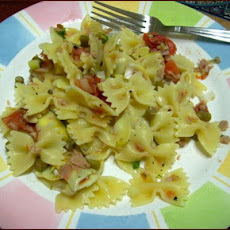Bow Ties or Farfalline With Tuna and Artichoke Hearts