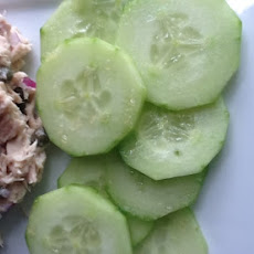 Gram's Fake Pickles (or Cucumber Salad)