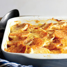 Turnip and Sweet Potato Gratin