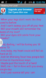 How to mod Ed Sheeran Thinking Lyric Free 1.0 apk for android