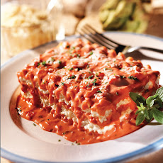 Lasagna with Creamy Pink Sauce