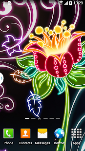 How to download Neon Flowers Live Wallpaper 1.0.4 mod apk for bluestacks