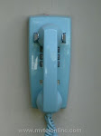 Wall Phones - Western Electric 1554 Blue