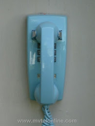 Wall Phones - Western Electric 1554 Blue 1