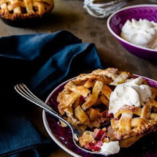 Individual Apple & Rhubarb Pies