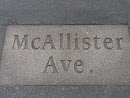 McAllister Ave.