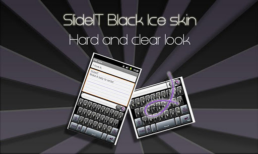 SlideIT Black Ice Skin