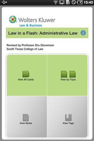 LIAF: Administrative Law