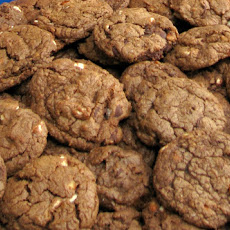 Cookies With A Kick: Triple Chocolate Pecan Bites