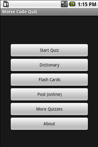 Morse Code Quiz Cheat Sheet