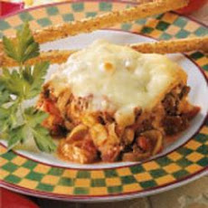 Cheesy Shell Lasagna