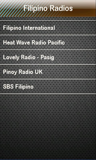 Filipino Tagalog Radios