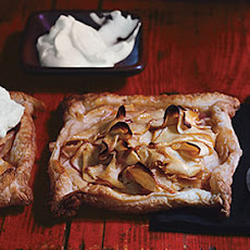 Rustic Apple Tarts with Calvados Whipped Cream
