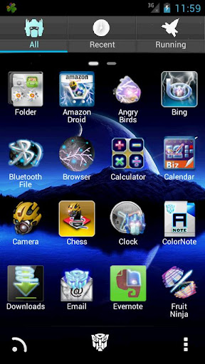 Autobot 3D neon GO launcher