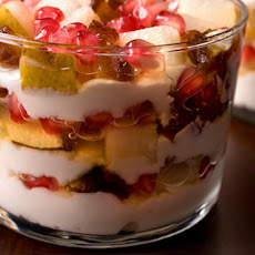 Yogurt Trifle with Pomegranate, Pear, and Dates Recipe
