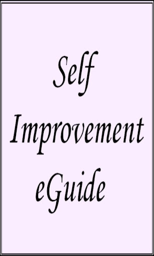 Self Improvement eGuide