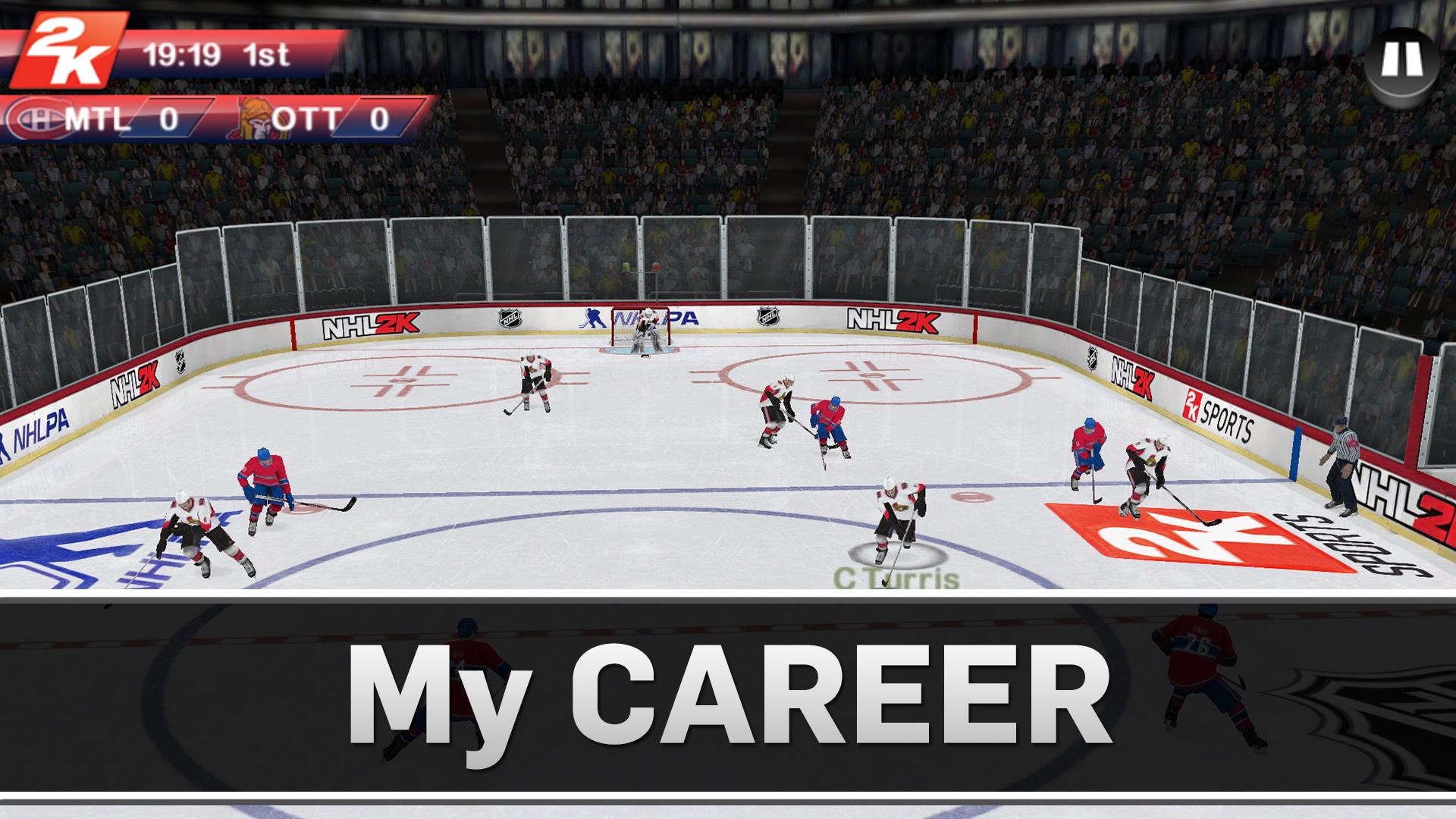 Android application NHL 2K screenshort
