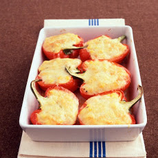 Polenta-Stuffed Peppers