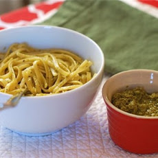 Linguine with Spinach Gremola