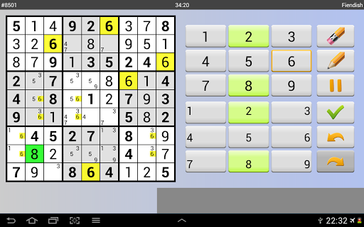 sudoku-10-000-free for android screenshot